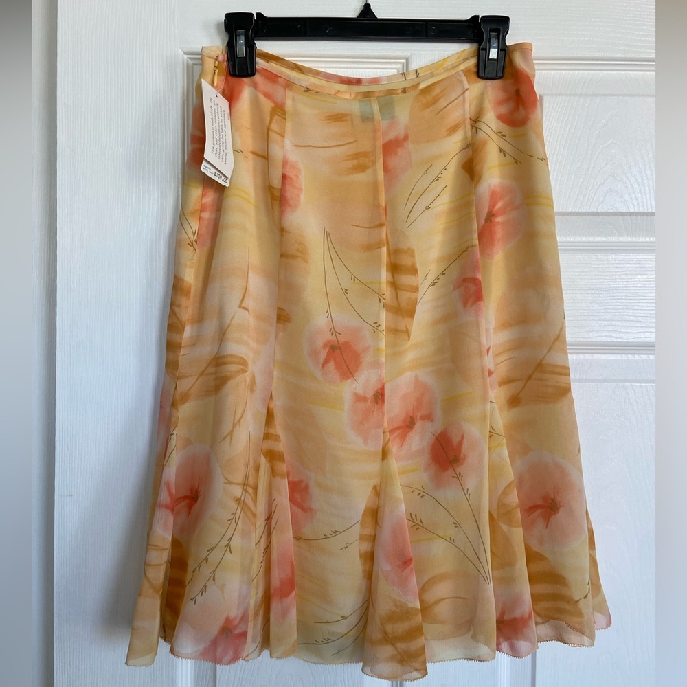 Silk Pendleton Skirt | Size 6 | NWT